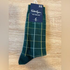 Walter Hagen golf crew socks sizes 8-13 green new with tags